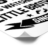 Die kleine Schwester kümmert sich um den großen Br Poster (Ecke)