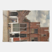 Die kleine Straße durch Johannes Vermeer Handtuch (Horizontal)