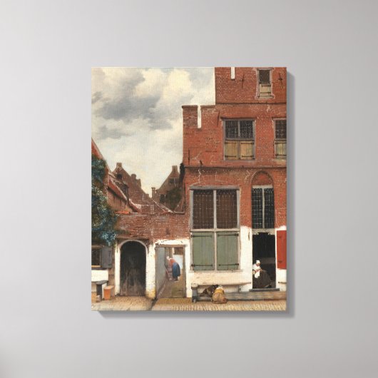 Die kleine Straße Leinwanddruck (Vorderseite)