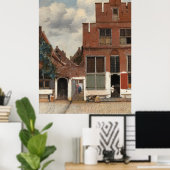 Die kleine Straße von Johannes Vermeer Large Poster (Heimbüro)