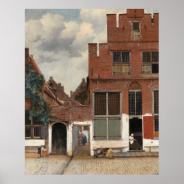 Die kleine Straße von Johannes Vermeer Large Poster