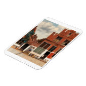 "DIE KLEINE STRASSE" VON JOHANNES VERMEER MAGNET (Linke Seite)