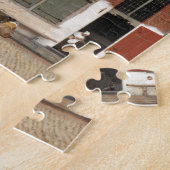 Die kleine Straße von Johannes Vermeer Puzzle (Seite)