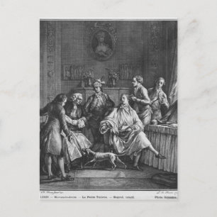 Die kleine Toilette Postkarte