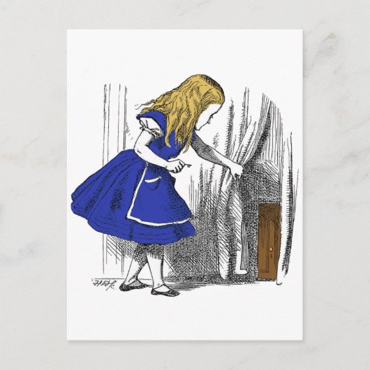 Die kleine Tür Postkarte (Vorderseite)