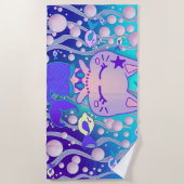 die kleine, überzogene Unterwasser-Kawaii-Katze Me Strandtuch (Vorderseite)