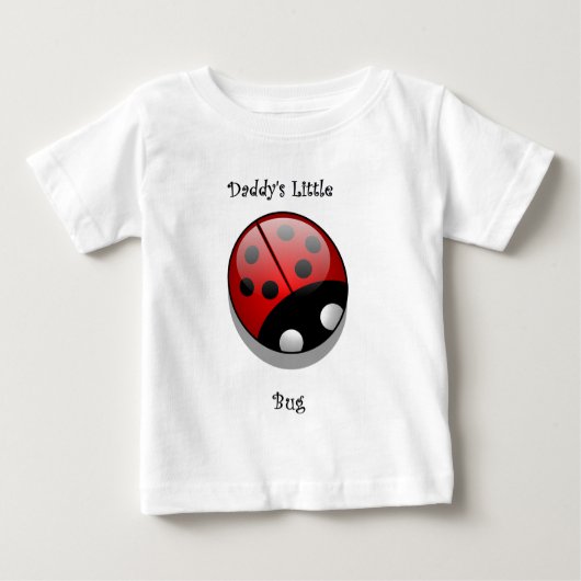 Die kleine Wanze des Vatis Baby T-shirt (Vorderseite)