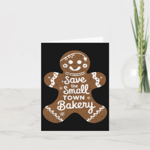 Die kleine Weihnachtsstadt Kery Gingerbread Christ Karte