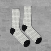 Die kleine weiße Blüte fiel auf das ländliche Must Socken