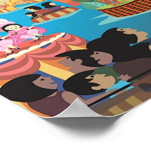 Die kleine Welt Poster (Ecke)