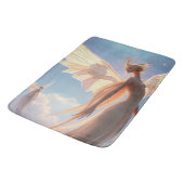 „Die kleine Zahnfee – Hüterin der Milchzähne“ Badematte (Schrägansicht)