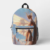 „Die kleine Zahnfee – Hüterin der Milchzähne“ Bedruckter Rucksack (Vorderseite)