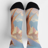 „Die kleine Zahnfee – Hüterin der Milchzähne“ Socken (Oben)