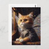 Die kleine zauberhafte Katzenzucht Postkarte (Vorne/Hinten)