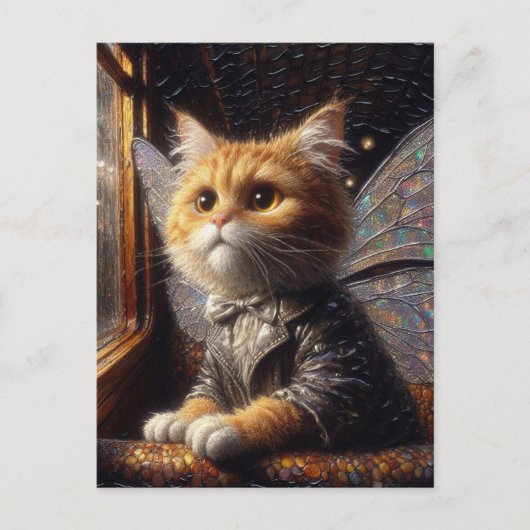 Die kleine zauberhafte Katzenzucht Postkarte (Vorderseite)