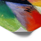 Die kleinen Bergziegen, Franz Marc Poster (Ecke)