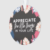 Die kleinen Dinge, die klassische Runde zitiert, s Ornament (Vorderseite)