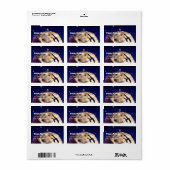 DIE KLEINEN DRUCKEN, DIE FÜR DIE BENUTZUNG VON ADR ADRESSAUFKLEBER (Vorne)