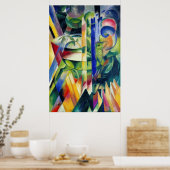 Die kleinen Gebirgsziegen, Franz Marc Poster (Küche)