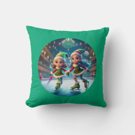 Die kleinen Helfer des Weihnachtsmanns sind innen Kissen