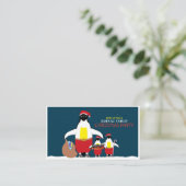 Die kleinen Helfer des Weihnachtsmanns, Weihnachts Begleitkarte (Stehend Vorderseite)