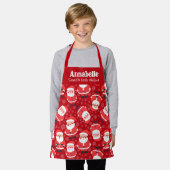 Die kleinen Helfer rot und weiß rot Schürze (Getragen)