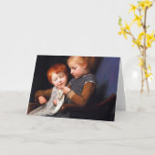 Die kleinen Knitter Karte (Gelbe Blume)