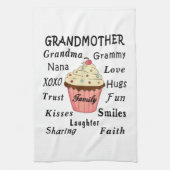 Die kleinen Kuchen der Großmutter für Großmütter Küchentuch (Vertikal)