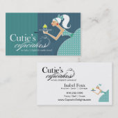 Die kleinen Kuchen der Süsse - Visitenkarte (Vorne/Hinten)