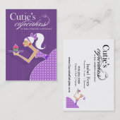 Die kleinen Kuchen der Süsse - Visitenkarte (Vorne/Hinten)