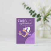 Die kleinen Kuchen der Süsse - Visitenkarte (Stehend Vorderseite)