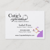 Die kleinen Kuchen der Süsse - Visitenkarte (Rückseite)