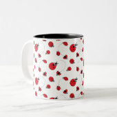 Die kleinen Ladybugs Zweifarbige Tasse (Vorderseite Links)