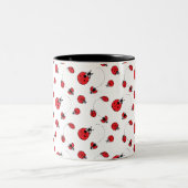 Die kleinen Ladybugs Zweifarbige Tasse (Mittel)