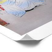 Die kleinen Leute - Collage-Kunst Poster (Ecke)