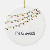 Die kleinen Lichter funkeln nicht Keramikornament (Hinten)