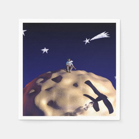 DIE KLEINEN PRINCE Digital Art Paper Servietten (Vorderseite)