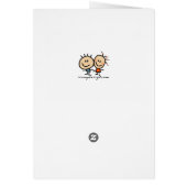 Die kleinen Stimmen bekommen mehr Gnomen-Grußkarte (Hinten)