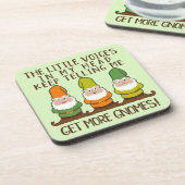 Die kleinen Stimmen bekommen mehr Stimmen Getränkeuntersetzer (Linke Seite)