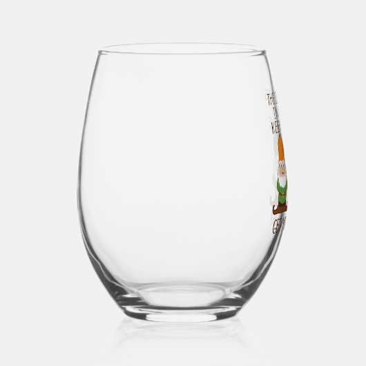 Die kleinen Stimmen bekommen mehr Stimmen Weinglas Ohne Stiel (Rechts)