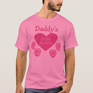 Die kleinen Sweeties des personalisierten Vatis T-Shirt