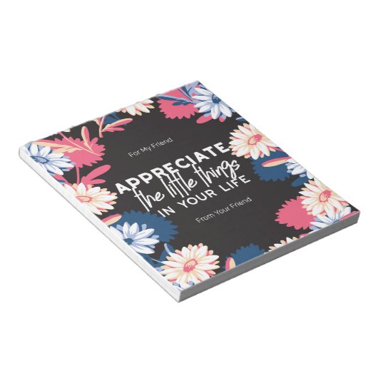 Die kleinen Zitate sind zu schätzen Notizblock (angewinkelt)