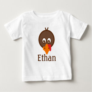 Die Kleinkind-Jungen-Erntedank-Türkei-TagesShirt Baby T-shirt