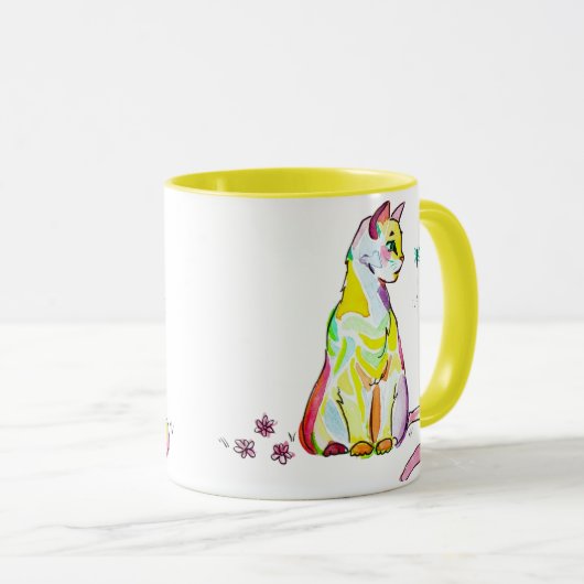 Die kleinste Katzen-Tasse Tasse (VorderseiteRechts)