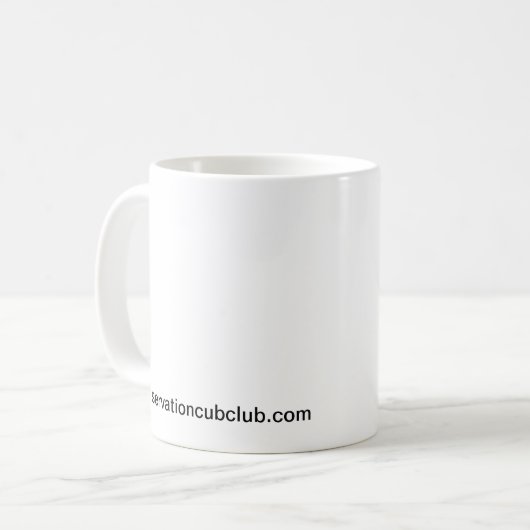 Die kleinste Tiger-Logo-Tasse Kaffeetasse (Vorderseite Links)