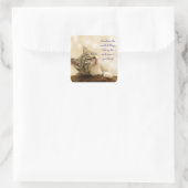 Die kleinsten Dinge Quadratischer Aufkleber (Tasche)