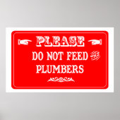 Die Klempner nicht Gefüttert Poster (Vorne)