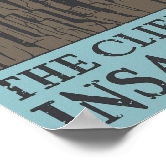 DIE KLIFFE DER UNSANITÄT POSTER (Ecke)