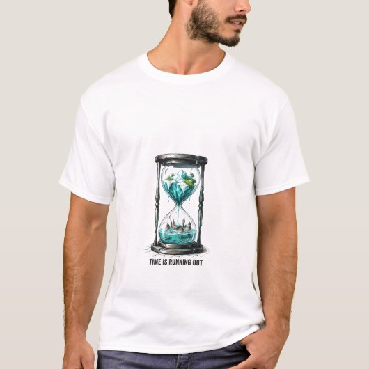 Die Klimauhr: Rette die Welt | T-Shirt (Vorderseite)