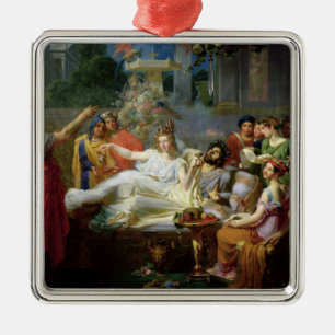 Die Klinge von Damocles Silbernes Ornament